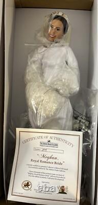 Ashton Drake Galleries Meghan Markle Royal Romance Bride Porcelain Wedding Doll