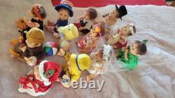Ashton Drake Galleries Mini Dolls Collection Lot Of 12