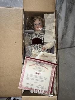 Ashton Drake Galleries NIB lot of 5 Vintage Dolls Amy, Jo, Marmee, Beth, Meg