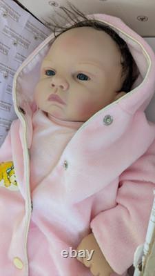 Ashton Drake Galleries Newborn Real Baby Doll In Box Musical Plays Lullaby