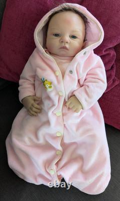 Ashton Drake Galleries Newborn Real Baby Doll In Box Musical Plays Lullaby