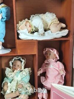 Ashton Drake Galleries Perfect Babies Collection With Display