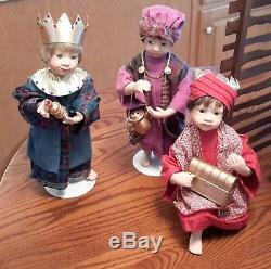Ashton Drake Galleries Porcelain Doll Nativity Set