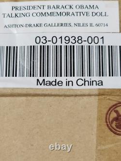 Ashton Drake Galleries President Barack Obama Talking Commemorative Doll