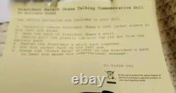 Ashton Drake Galleries President Barack Obama Talking Commemorative Doll