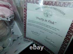 Ashton Drake Galleries Pretty in Pink Baby Doll 22 Real Touch- NEW NRFB