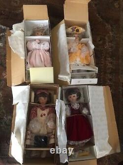 Ashton Drake Galleries Rare Ltd Ed. Four Seasons Dolls Boxed 1997 COA Excellent+