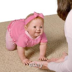 Ashton-Drake Galleries Real Touch Aubrey's Crawling Baby Doll Realistic NRFB