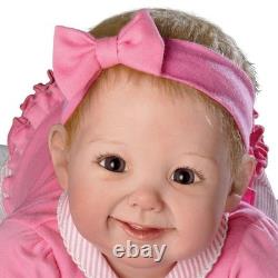 Ashton-Drake Galleries Real Touch Aubrey's Crawling Baby Doll Realistic NRFB