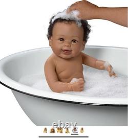 Ashton-Drake Galleries Rub-A-Dub-Dub, Layla AA Baby Doll with Ducky Towel
