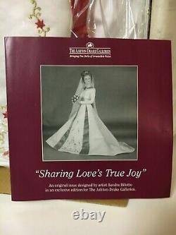 Ashton-Drake Galleries Sandra Bilotto Sharing Love's True Joy Bride Doll MIB