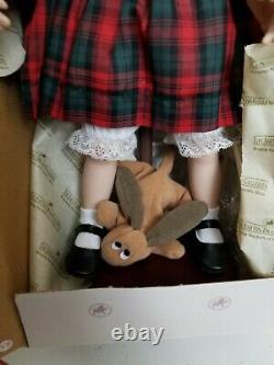 Ashton Drake Galleries Schoolgirl Jenny Porcelain Doll by Dianna Effner WITH BOX