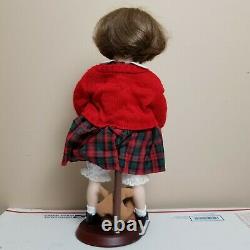 Ashton Drake Galleries Schoolgirl Jenny Porcelain Doll by Dianna Effner WITH BOX
