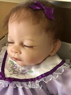 Ashton-Drake Galleries, Sleepy Iris Blossom So Truly Real Vinyl Baby Doll