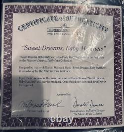 Ashton Drake Galleries Sweet Dreams Baby Matthew by Waltraud Hanl Baby Doll NEW