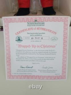 Ashton Drake Galleries WRAPPED UP FOR CHRISTMAS DOLL LIMITED EDITION