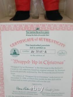 Ashton Drake Galleries WRAPPED UP FOR CHRISTMAS DOLL LIMITED EDITION