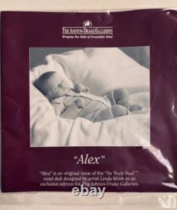 Ashton Drake Galleries Welcome Home Baby Alex by Linda Webb 20 Baby Doll NEW
