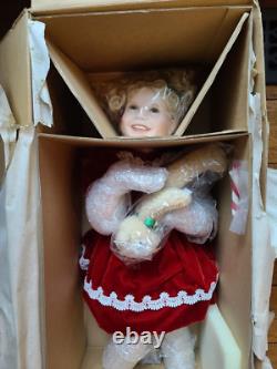 Ashton-Drake Gallery 23 Holly Porcelain 1998 Holiday Doll & Stand 1457 of 2500