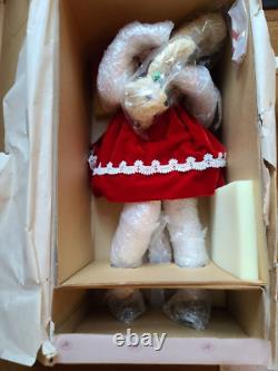 Ashton-Drake Gallery 23 Holly Porcelain 1998 Holiday Doll & Stand 1457 of 2500