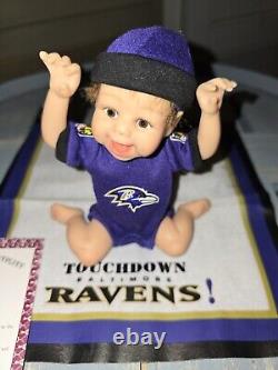 Ashton Drake Gallery Baltimore Ravens Doll Collection Touchdown Ravens