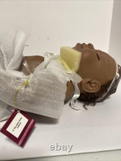 Ashton-Drake Gallery Kyra. Rare So Truly Real Vinyl black Baby Doll/Read
