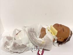 Ashton-Drake Gallery Kyra. Rare So Truly Real Vinyl black Baby Doll/Read