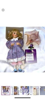 Ashton Drake Gathering Violets doll by Helen Steiner Rice Garden Inspirations