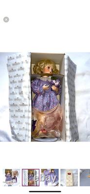 Ashton Drake Gathering Violets doll by Helen Steiner Rice Garden Inspirations