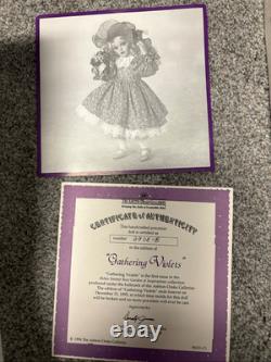 Ashton Drake Gathering Violets doll by Helen Steiner Rice Garden Inspirations