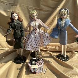 Ashton Drake Gene Dolls Lot Of 3