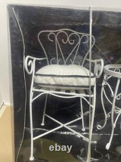 Ashton Drake Gene's Patio Set White Table & Chairs Set with Box and Shipper NRFB