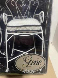 Ashton Drake Gene's Patio Set White Table & Chairs Set with Box and Shipper NRFB