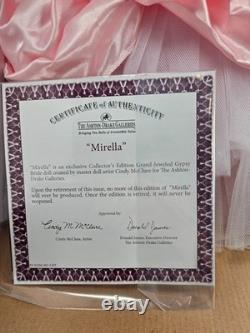 Ashton Drake Grand-Jeweled Gypsy Bride Mirella 22 Doll Cindy McClure NIB Rare