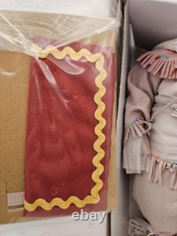 Ashton-Drake Great Spirit Rider Native American Vinyl Doll w Rocking Horse NIB