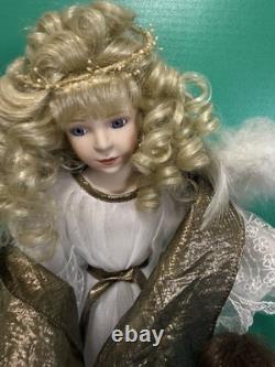 Ashton Drake Guardian Angel Doll Set Boy & Girl with Bridge