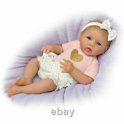 Ashton-Drake Heart Of Gold Baby Doll With Pacifier by Linda Murray 16