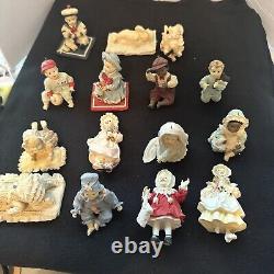 Ashton Drake Heirloom Miniature Baby Doll Ornaments Lot of 15 Ornaments Complete