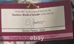 Ashton Drake Hold Me Baby Doll Denise Farmer Newborn World of Wonder Austin Box