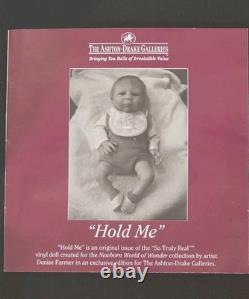 Ashton Drake Hold Me Baby Doll Denise Farmer Newborn World of Wonder Austin Box