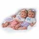 Ashton Drake Hope and Faith So Truly Real Twin Baby Doll Set By Mayra Garza NRFB