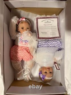 Ashton Drake Hope and Faith So Truly Real Twin Baby Doll Set By Mayra Garza NRFB