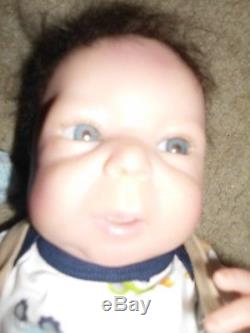 Ashton Drake Hush Hush Baby Doll Anatomically Correct Boy Vinyl Reborn Htf