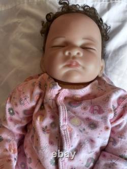 Ashton Drake Hush Little Baby Life Like Doll, Artist, Waltraud Hanl