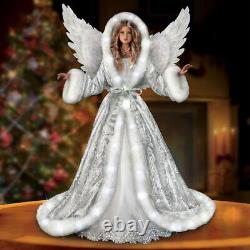 Ashton Drake Illuminated Silent Night Angel Poseable Musical Porcelain Doll