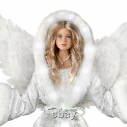 Ashton Drake Illuminated Silent Night Angel Poseable Musical Porcelain Doll