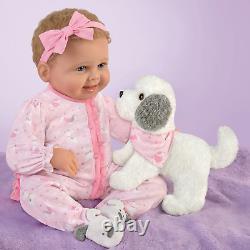 Ashton Drake Interactive Layla Doll With Plush Puppy Giggle And Bark