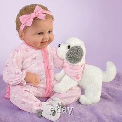 Ashton Drake Interactive Layla Doll With Plush Puppy Giggle And Bark