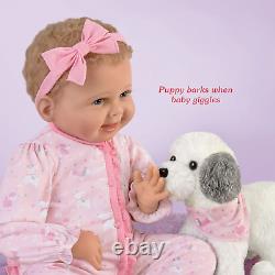 Ashton Drake Interactive Layla Doll With Plush Puppy Giggle And Bark