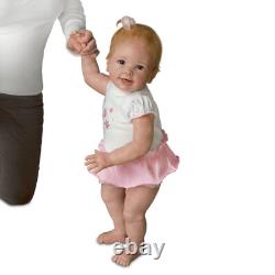 Ashton Drake Isabella's First Steps Interactive Walking Baby Doll Linda Murray